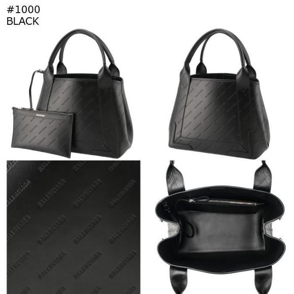 BALENCIAGA Tote Bag S NAVY CABAS Navy Hippo Shoulder Bag - Picture 10 of 10